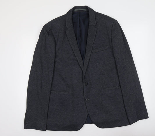 Mens UK Size M Burton Regular Blue Suit Jacket