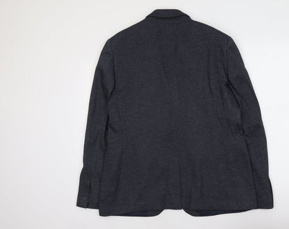 Mens UK Size M Burton Regular Blue Suit Jacket