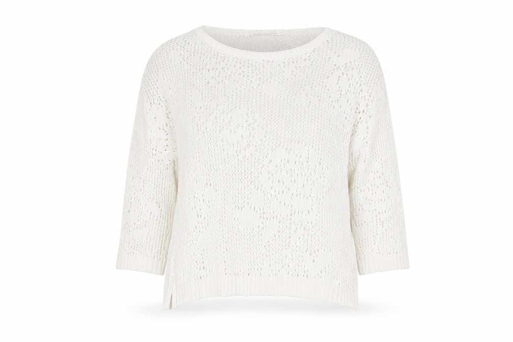 Womens UK Size 8 NEXT Ivory Pullover Jumper