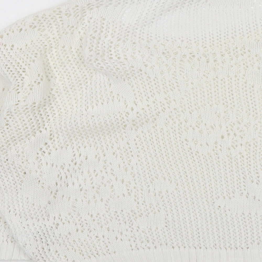 Womens UK Size 8 NEXT Ivory Pullover Jumper