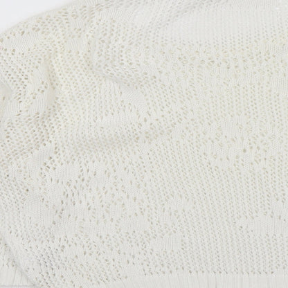 Womens UK Size 8 NEXT Ivory Pullover Jumper