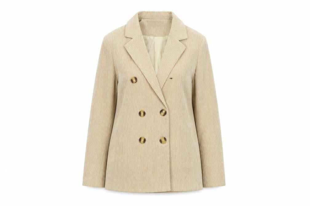 Womens UK Size 4 PRETTYLITTLETHING Beige Jacket