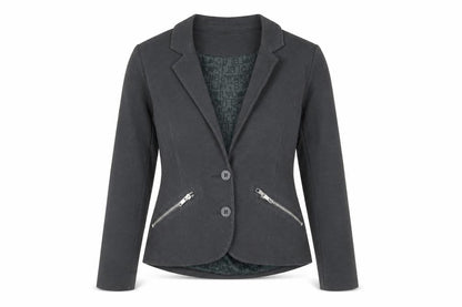Divided by H&M Womens Grey Jacket Blazer Size 8 Button