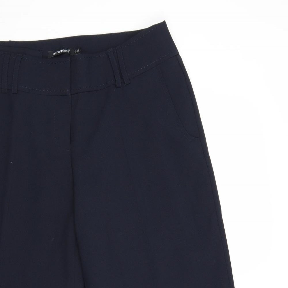 Womens UK Size 12 Atmosphere Regular Fit  Blue Trousers