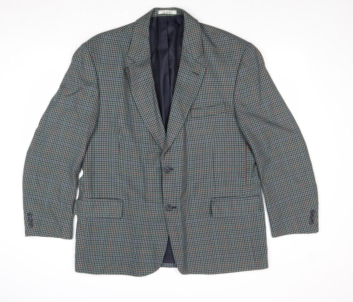 Mens UK Size 44 Berkertex Regular Green Suit Jacket