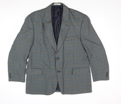 Mens UK Size 44 Berkertex Regular Green Suit Jacket