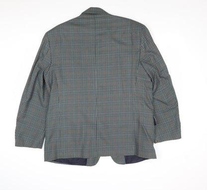 Mens UK Size 44 Berkertex Regular Green Suit Jacket