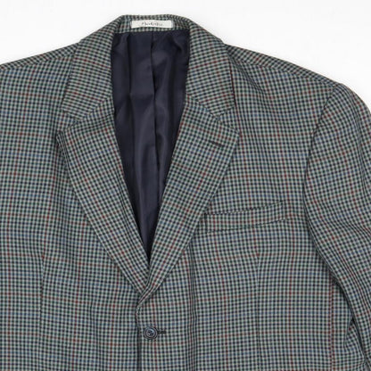 Mens UK Size 44 Berkertex Regular Green Suit Jacket