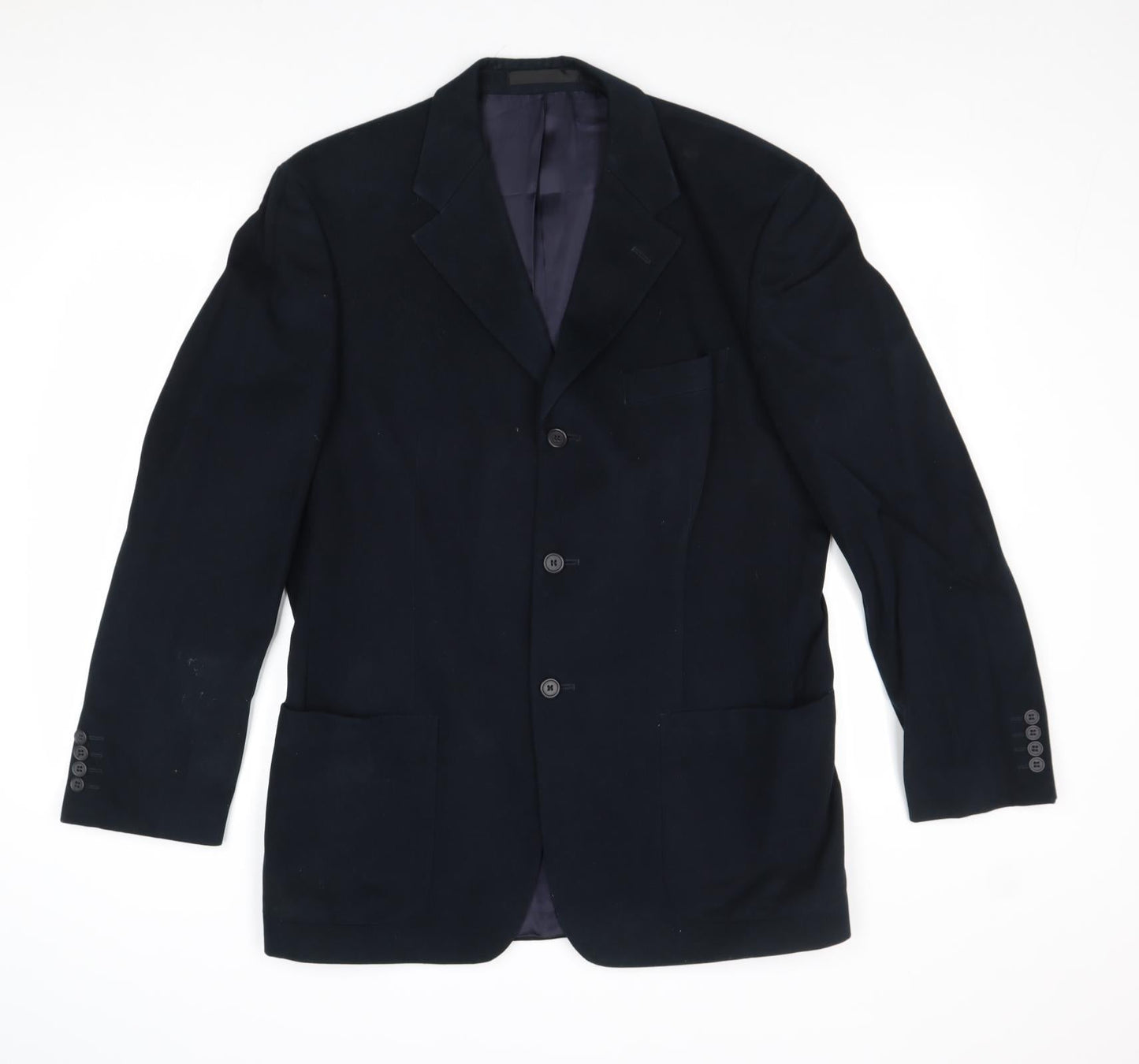 Mens UK Size 40 Marks and Spencer Regular Blue Suit Jacket