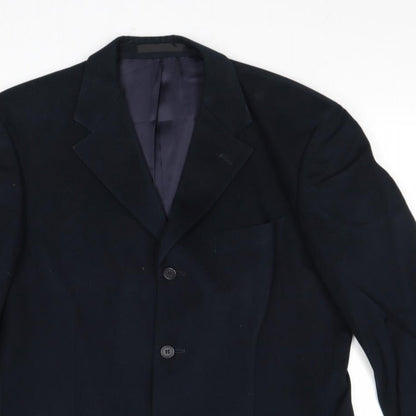Mens UK Size 40 Marks and Spencer Regular Blue Suit Jacket