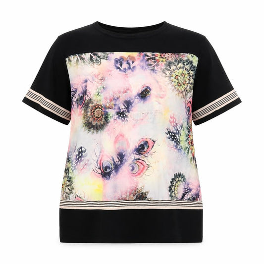 Womens UK Size L Paramour Black Basic T-Shirt