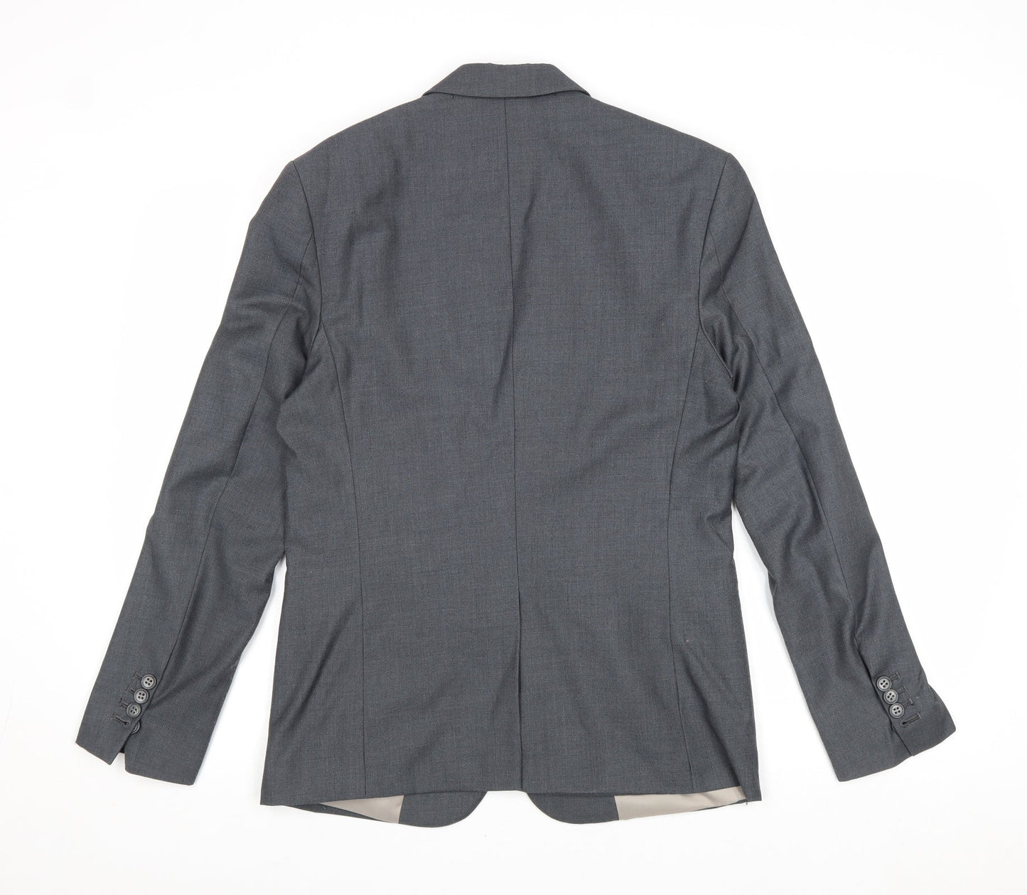 Mens UK Size 36 Preworn Regular Grey Suit Jacket