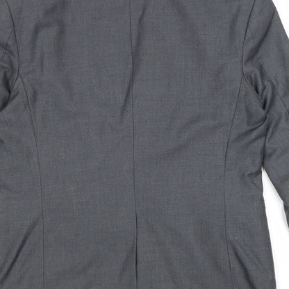 Mens UK Size 36 Preworn Regular Grey Suit Jacket