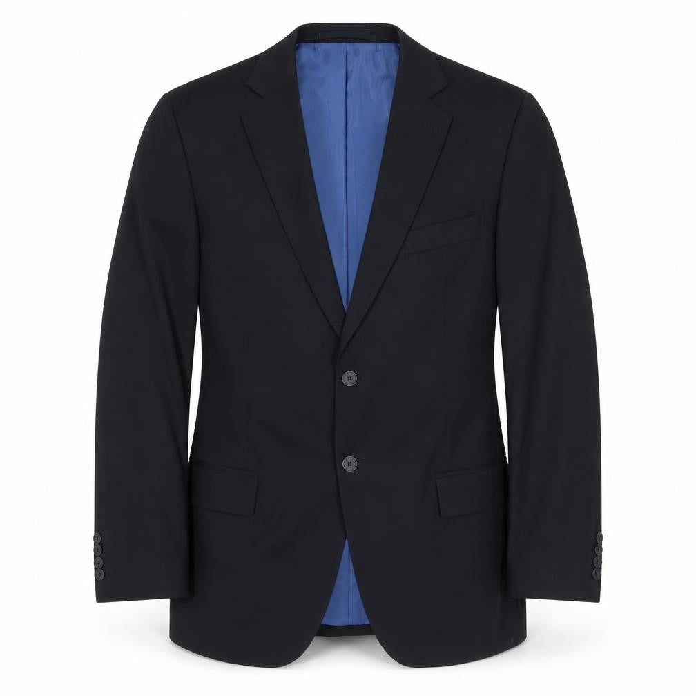 Marks and Spencer Mens Blue Polyester Jacket Suit Jacket Size 42 Regular