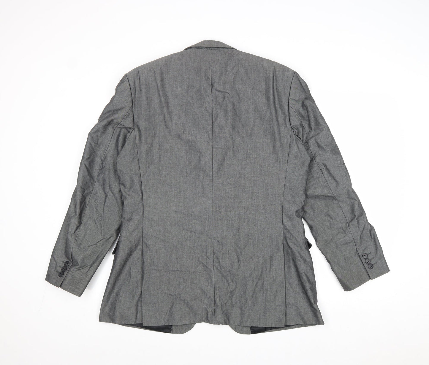 Mens UK Size 42 Preworn Regular Grey Suit Jacket
