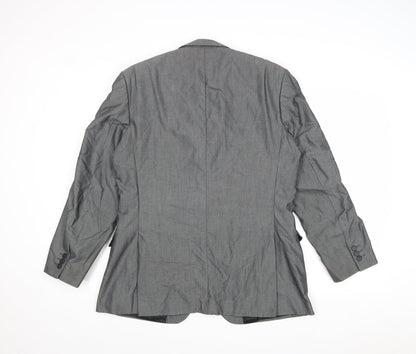 Mens UK Size 42 Preworn Regular Grey Suit Jacket
