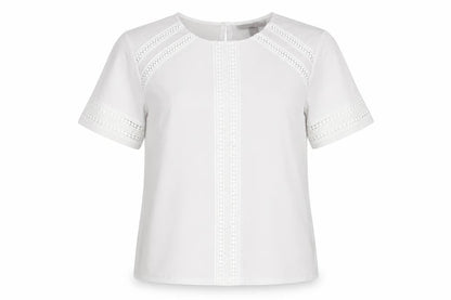 Womens UK Size M H&M White Basic Blouse