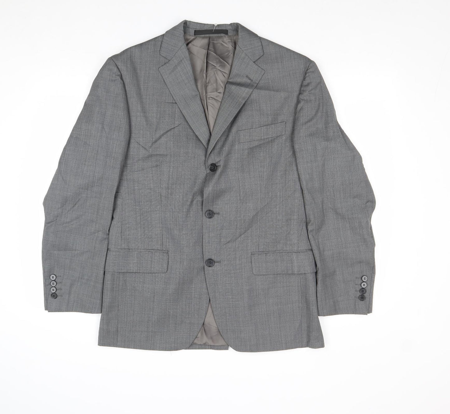 Mens UK Size 38 Marks and Spencer Regular Grey Suit Jacket