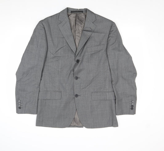 Mens UK Size 38 Marks and Spencer Regular Grey Suit Jacket