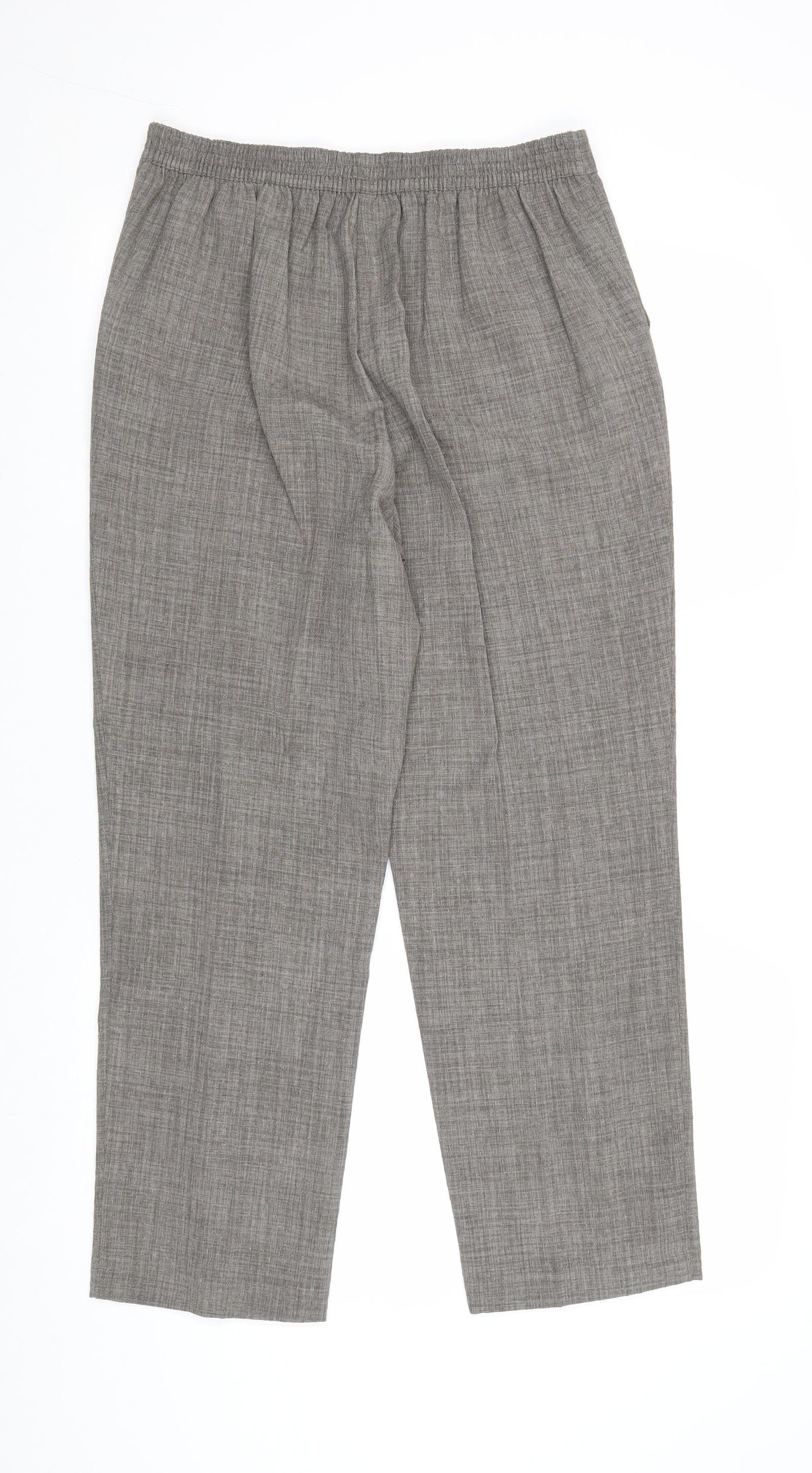 Womens UK Size 12 EWM Regular Fit  Grey Trousers