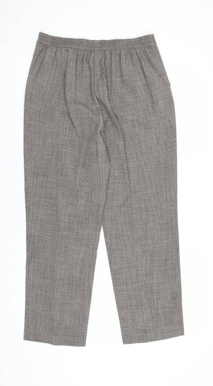 Womens UK Size 12 EWM Regular Fit  Grey Trousers