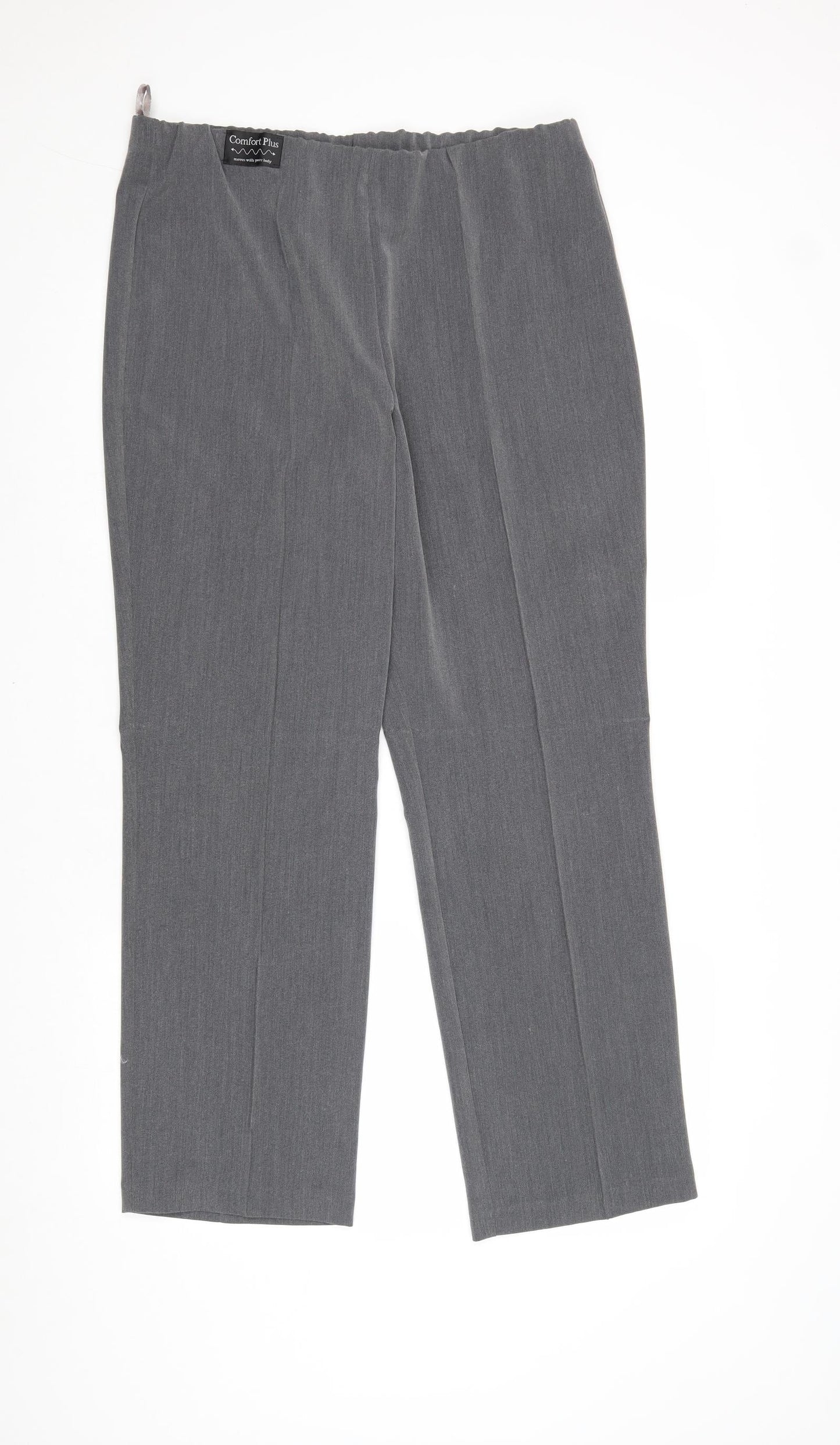 Womens UK Size 14 Vida Vi Regular Fit  Grey Trousers