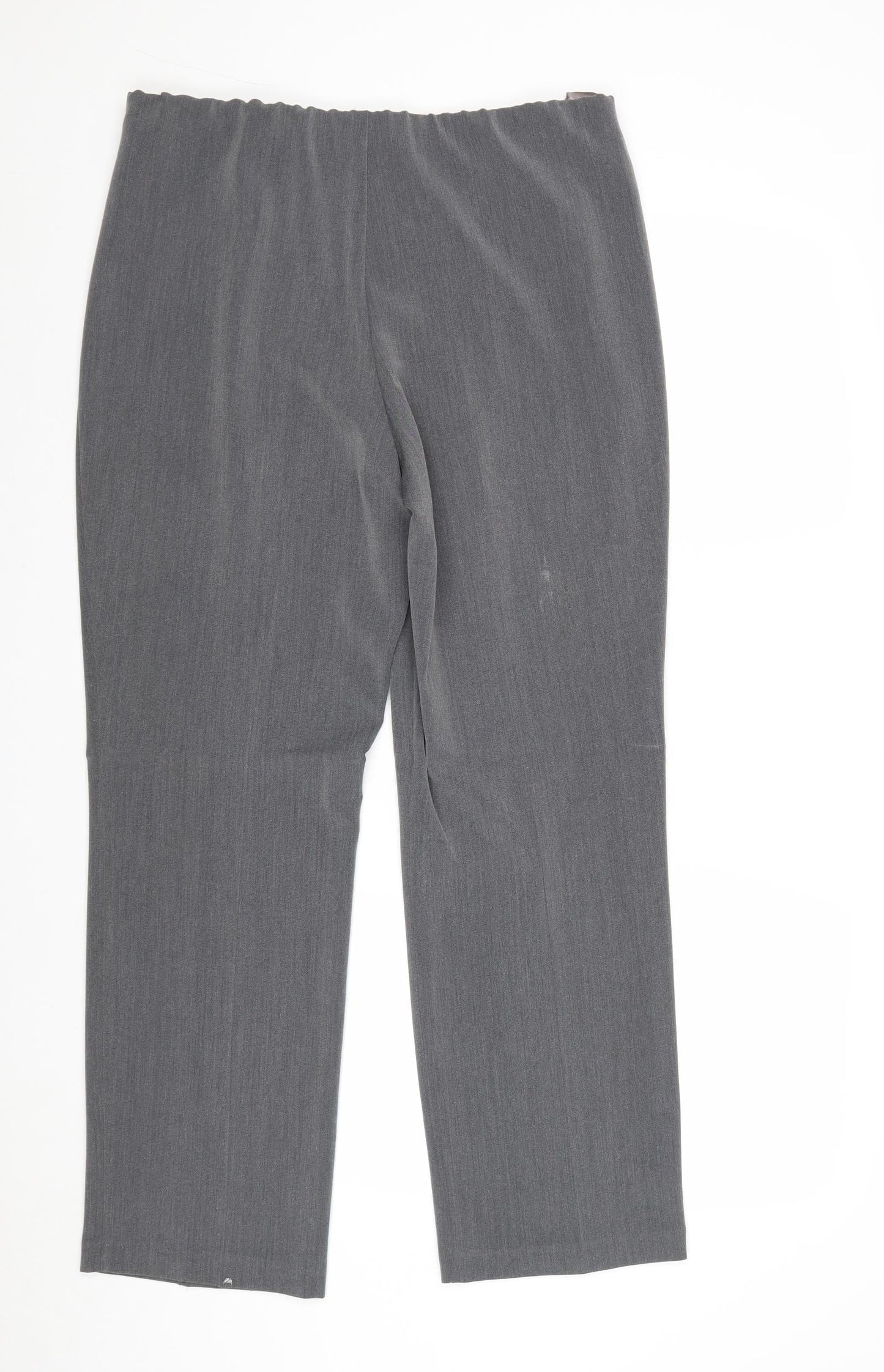 Womens UK Size 14 Vida Vi Regular Fit  Grey Trousers