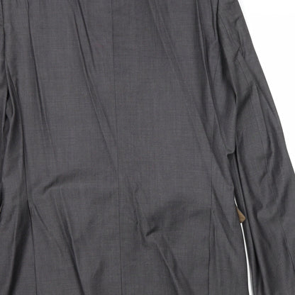 Mens UK Size 40 Woolmark Regular Grey Suit Jacket