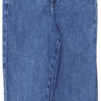 Womens UK Size 28 in H&M Regular Fit Straight Blue Jeans