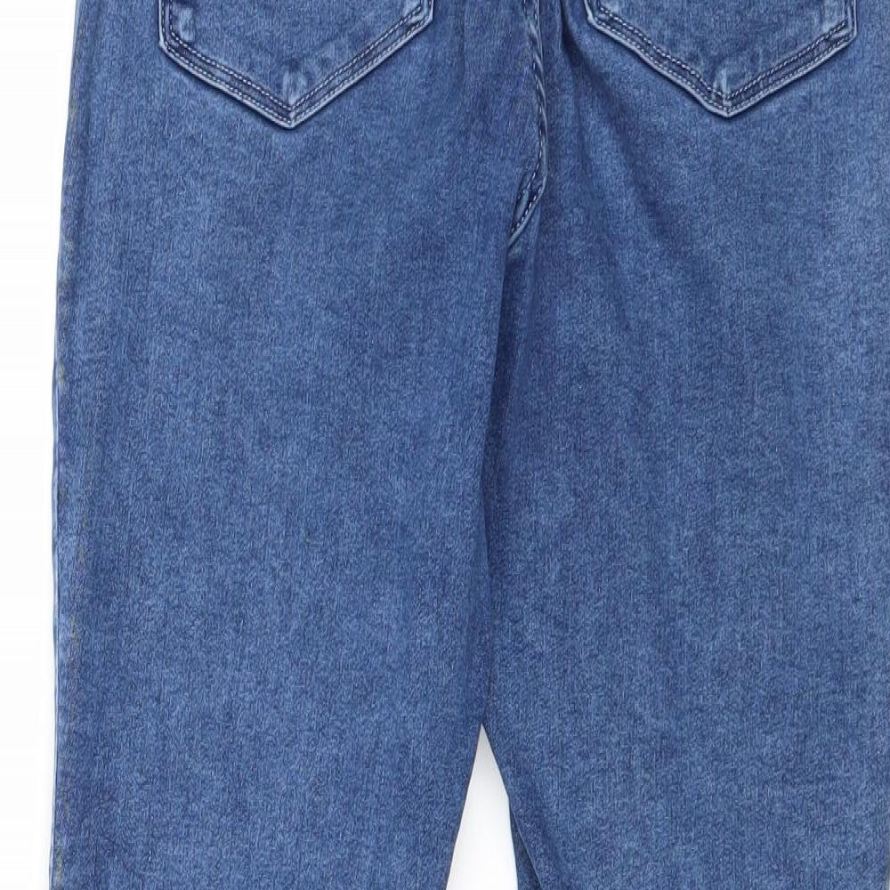Womens UK Size 28 in H&M Regular Fit Straight Blue Jeans