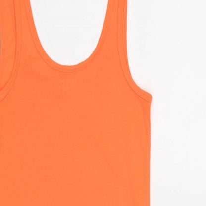 Womens UK Size 8 River Island Orange Basic Tank
