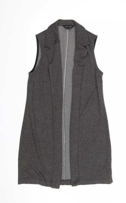 Womens UK Size 8 New Look Grey Gilet