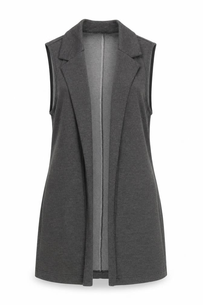 Womens UK Size 8 New Look Grey Gilet