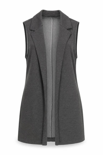 Womens UK Size 8 New Look Grey Gilet
