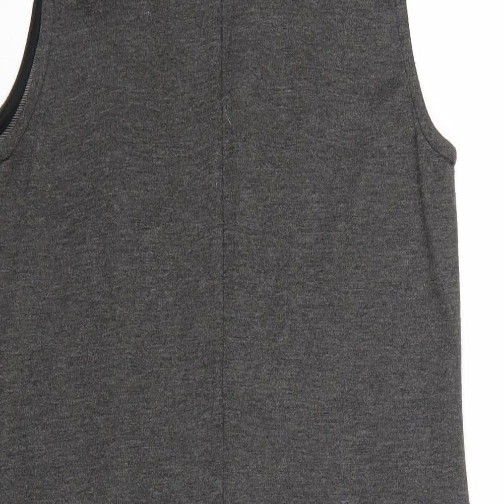 Womens UK Size 8 New Look Grey Gilet