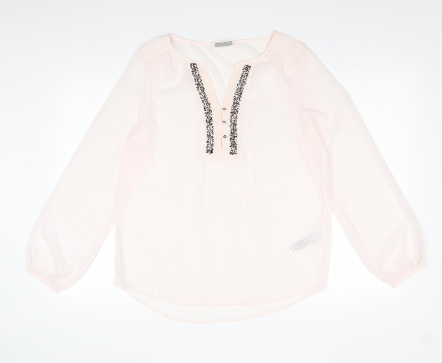 Womens UK Size S Vera Moda Pink Basic Blouse
