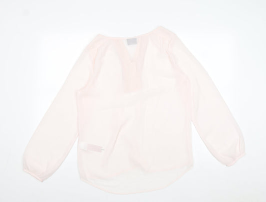 Womens UK Size S Vera Moda Pink Basic Blouse