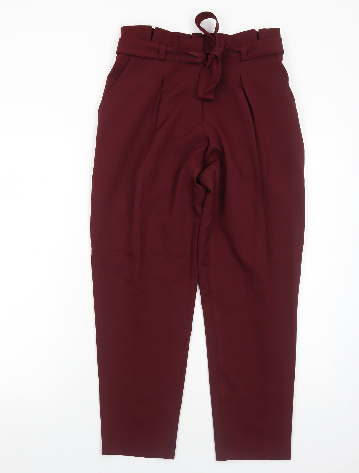 Womens UK Size 8 New Look Regular Fit  Red Trousers