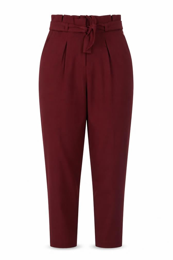 Womens UK Size 8 New Look Regular Fit  Red Trousers