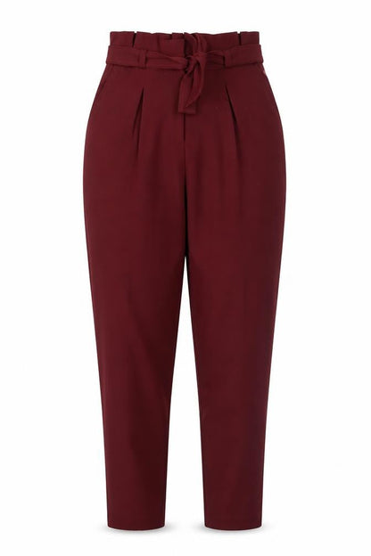Womens UK Size 8 New Look Regular Fit  Red Trousers