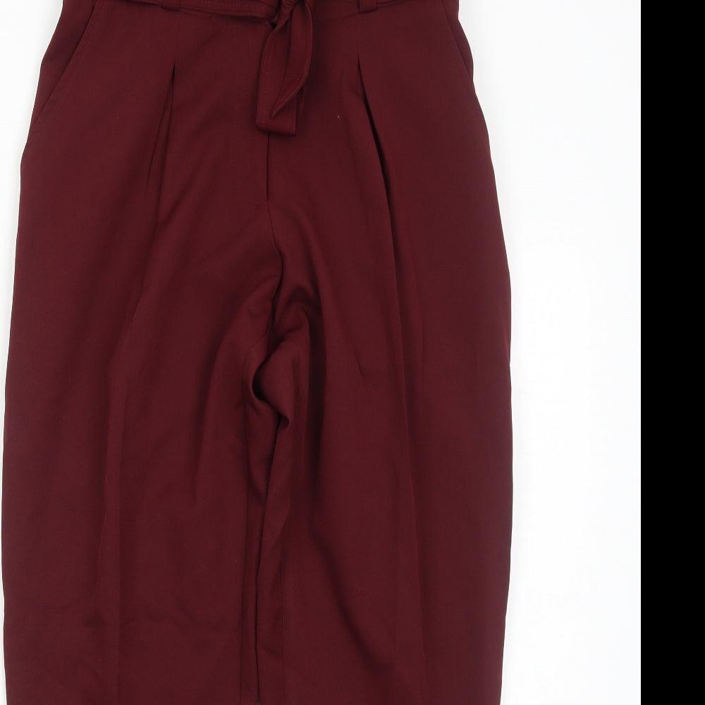 Womens UK Size 8 New Look Regular Fit  Red Trousers