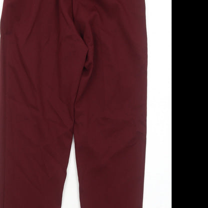 Womens UK Size 8 New Look Regular Fit  Red Trousers