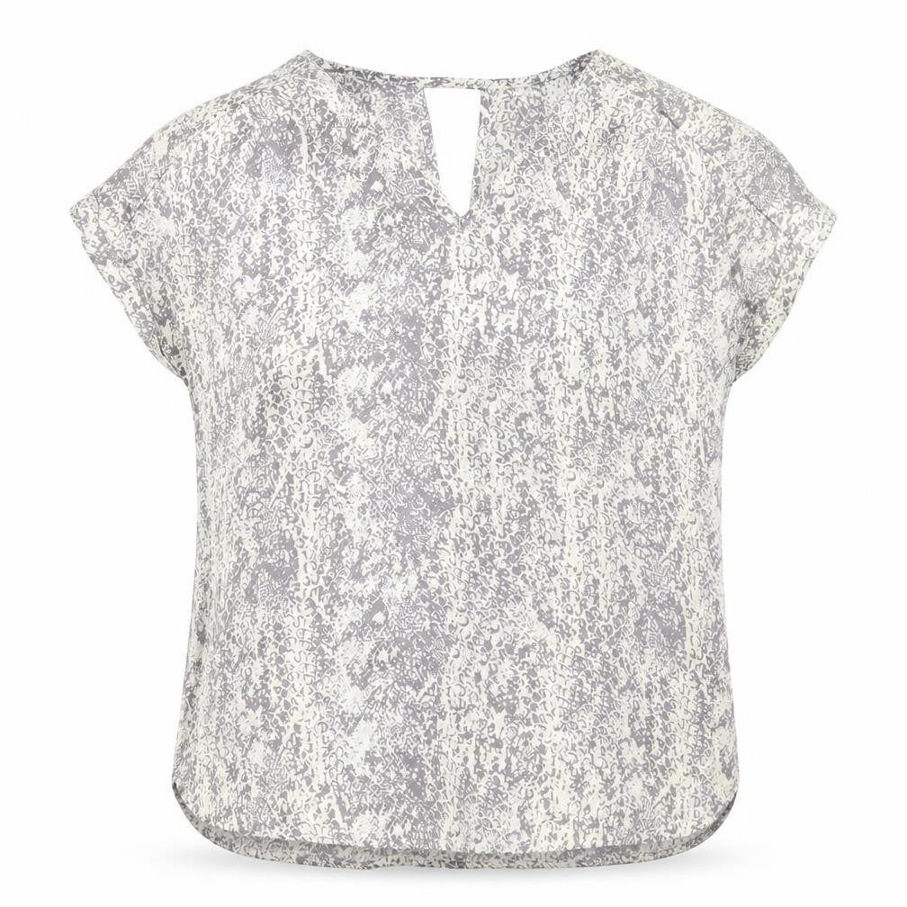 Womens UK Size 10 Avon Grey Basic Blouse
