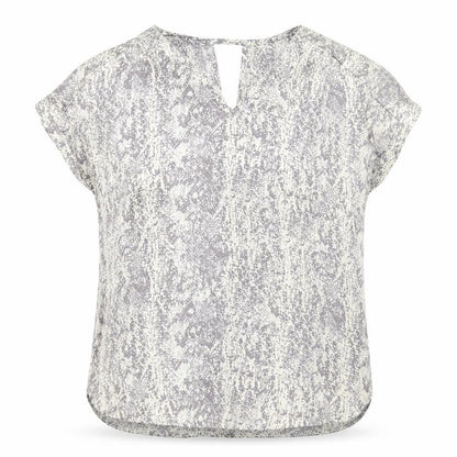Womens UK Size 10 Avon Grey Basic Blouse