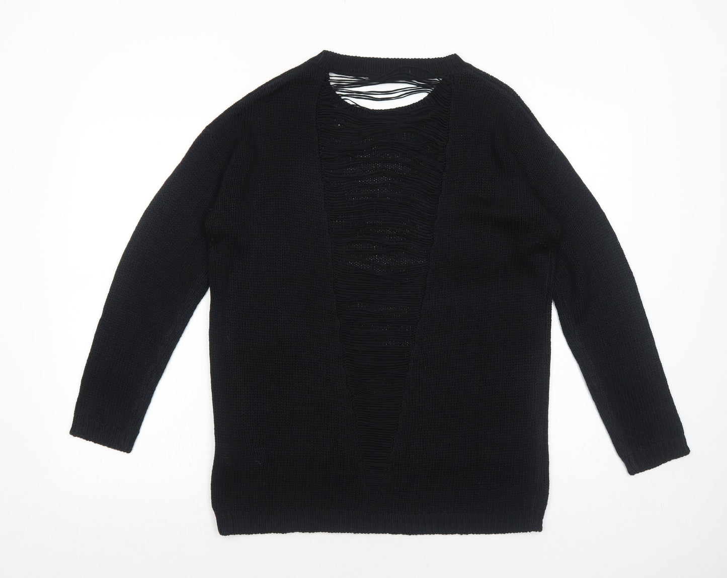 Womens UK Size 14 South Black Pullover Jumper