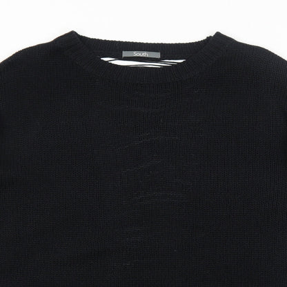 Womens UK Size 14 South Black Pullover Jumper