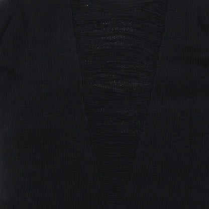 Womens UK Size 14 South Black Pullover Jumper