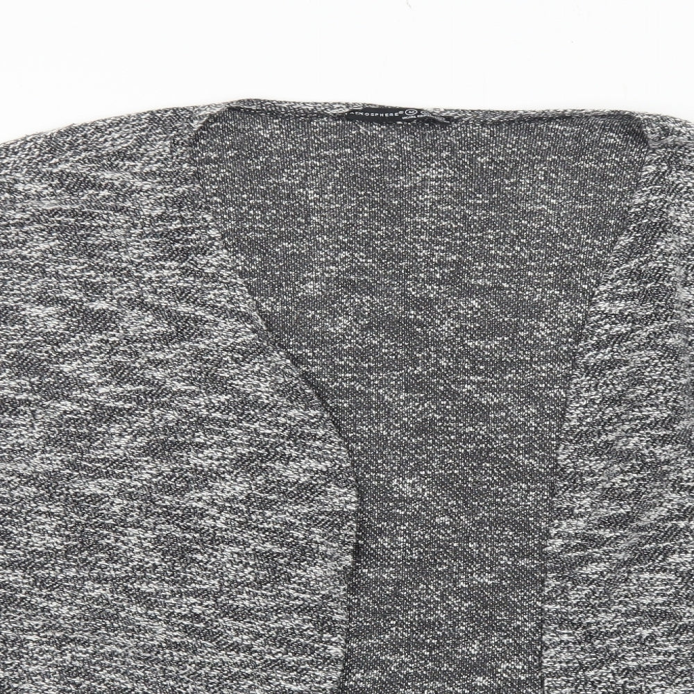 Womens UK Size M Atmosphere Grey Cardigan Jumper