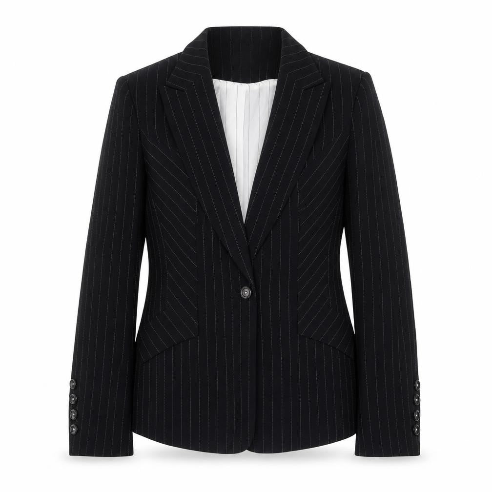 Womens UK Size 12 Marks and Spencer Regular Black Suit Jacket