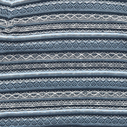 BHS Womens Blue Round Neck Striped Acrylic Pullover Jumper Size 12